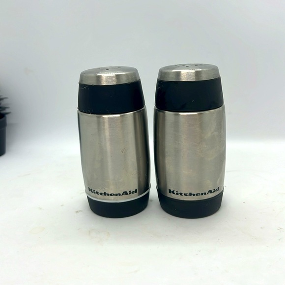 Kitchenaid Stainless Salt & Pepper Shakers - Picture 1 of 6